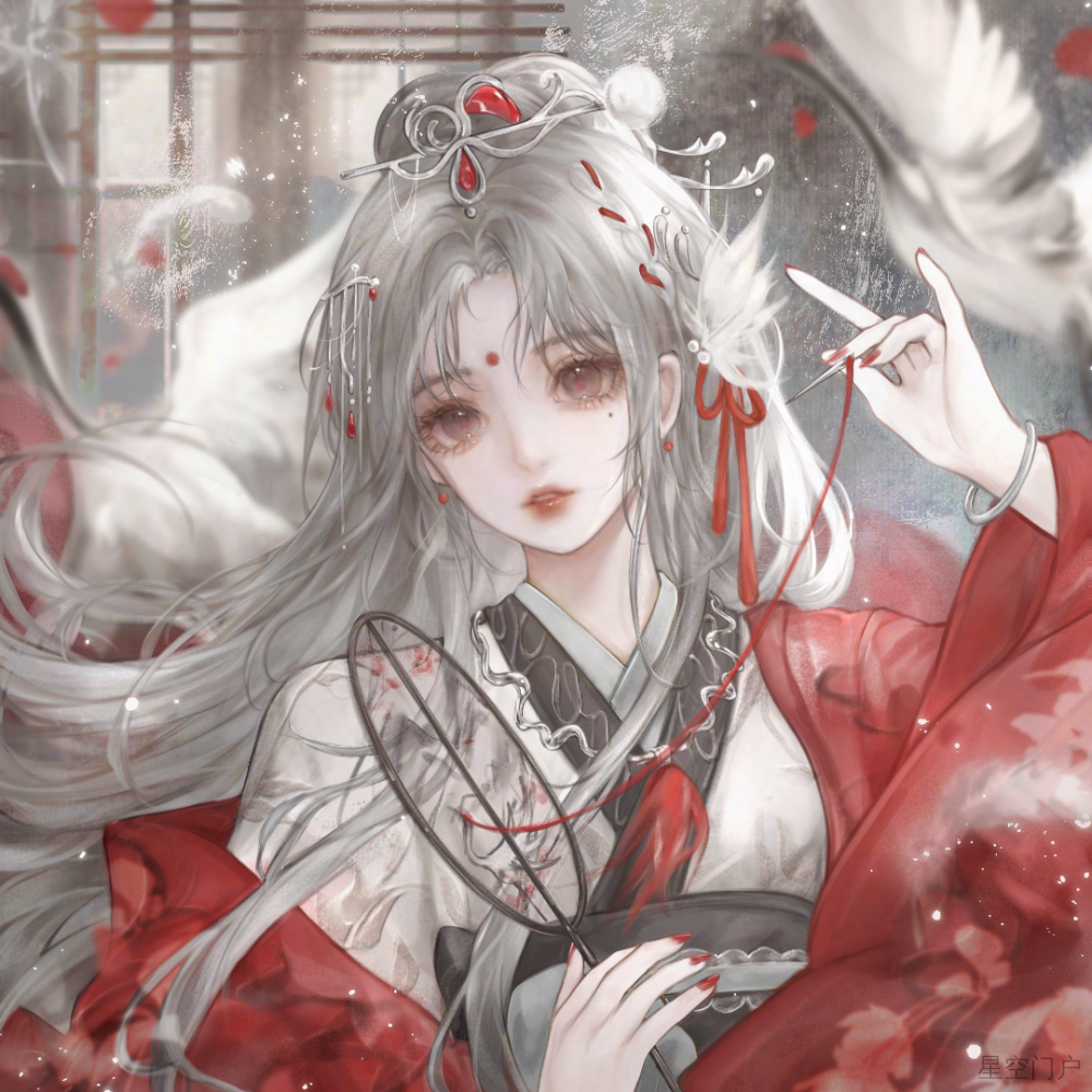 图片[7]-古风女头丨山有木兮木有枝，心悦君兮君不知。-星空门户