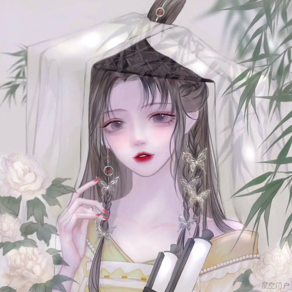 图片[17]-古风女头丨山有木兮木有枝，心悦君兮君不知。-星空门户