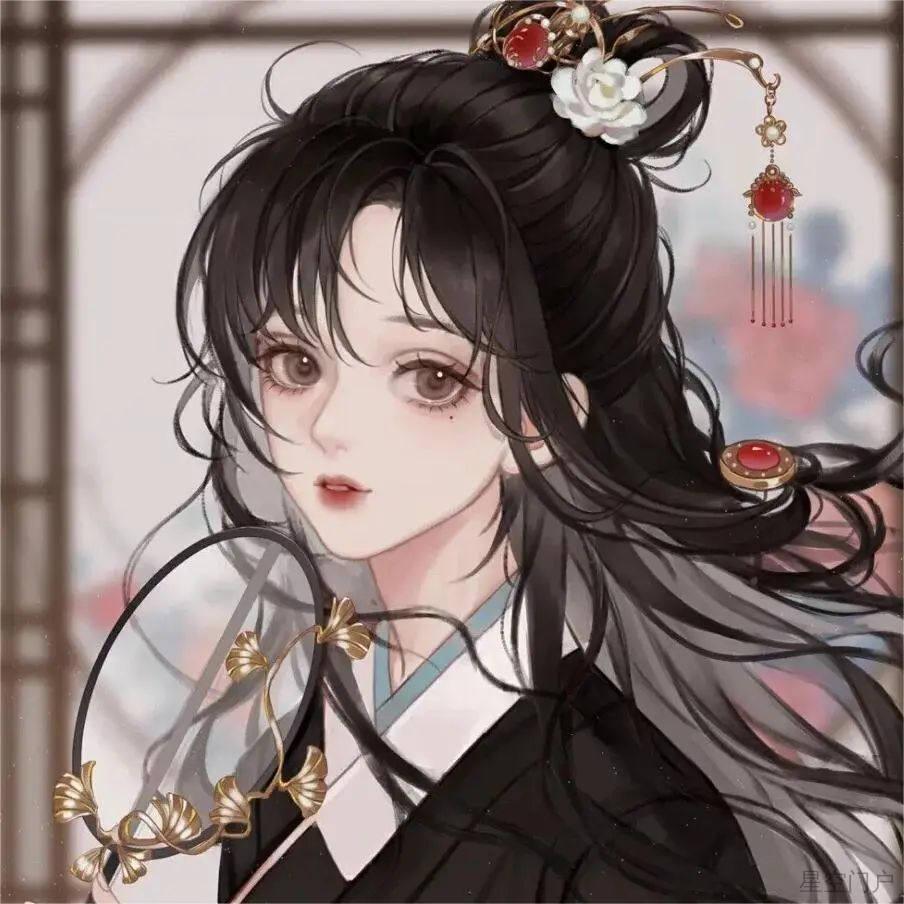 图片[18]-古风女头丨山有木兮木有枝，心悦君兮君不知。-星空门户