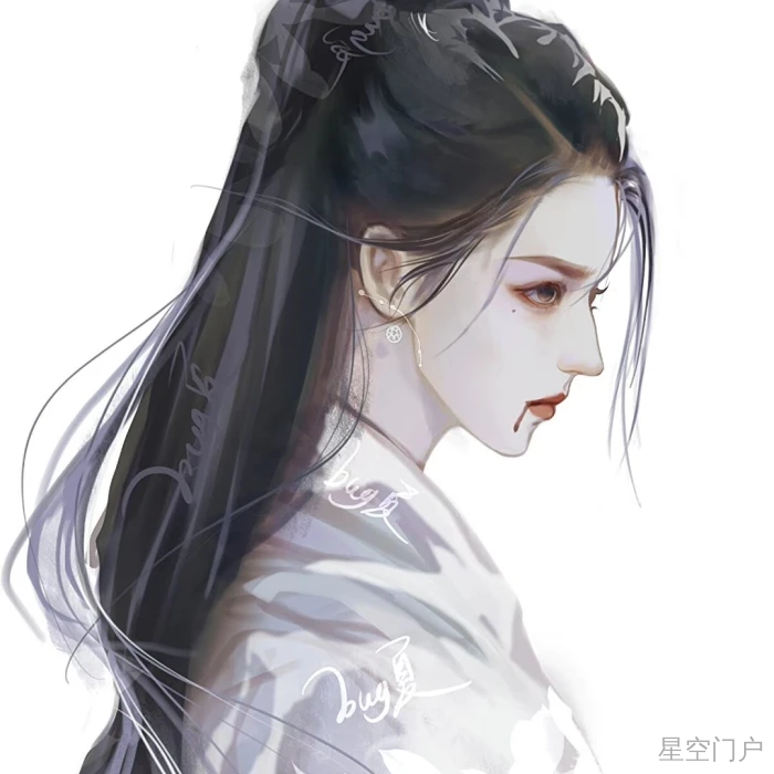 图片[12]-古风女头丨山有木兮木有枝，心悦君兮君不知。-星空门户