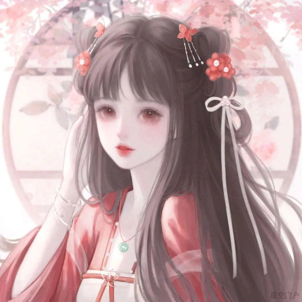 图片[6]-古风女头丨山有木兮木有枝，心悦君兮君不知。-星空门户
