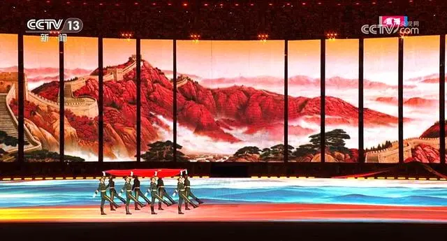 图片[3]-最美中国红！杭州亚运会开幕式五星红旗入场-星空门户